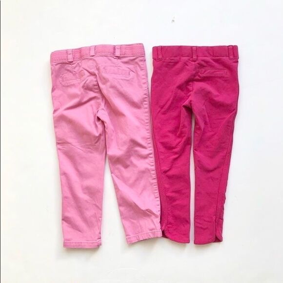 BabyGap light pink chino/carters jeggings VGUC 3T - Picture 4 of 4
